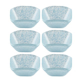 Glass Dinnerware 2.25" x 2.25" x h:1.5" 2 oz. Square Blue Glass Ramekin (Set of 6)
