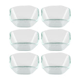 Glass Dinnerware 2.25" x 2.25" x h:1.5" 2 oz. Square Clear Glass Ramekin (Set of 6)