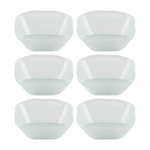 Glass Dinnerware 2.25" x 2.25" x h:1.5" 2 oz. Square Frosted Glass Ramekin (Set of 6)