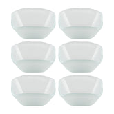 Turgla Fusion Glass 2.25" x 2.25" x h:1.5" 2 oz. Square Frosted Glass Ramekin (Set of 6)