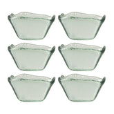 Glass Dinnerware 2.25" x 2.25" x h:1.5" 2 oz. Square Transparent Green Glass Ramekin (Set of 6)