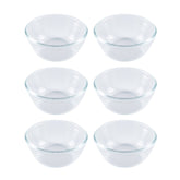 Glass Dinnerware dia.2" h:1" 1 oz. Round Clear Glass Ramekin (Set of 6)