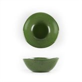 Glass Dinnerware dia.5.5" h:2" 14 oz. Round Basil Glass Bowl (Set of 2)