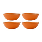 Glass Dinnerware dia.5.5" h:2" 14 oz. Round Turmeric Glass Bowl (Set of 4)