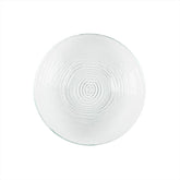 Turgla Fusion Glass dia.11.75" h:1.5" 32 oz. Round Clear Glass Bowl (1 each)