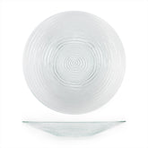Glass Dinnerware dia.17.75" h:3" 4.5 qt. Round Clear Glass Bowl