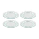 Glass Dinnerware dia.7.75" Round Clear Glass Plate (Set of 4)