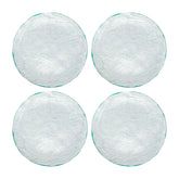 Glass Dinnerware dia.7.75" Round Clear Glass Plate (Set of 4)