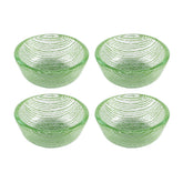 Glass Dinnerware dia.2.75" h:1.25" 4 oz. Round Green Glass Ramekin (Set of 4)