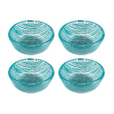 Glass Dinnerware dia.2.75" h:1.25" 4 oz. Round Blue Glass Ramekin (Set of 4)
