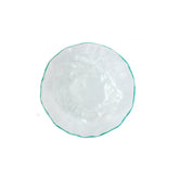 Turgla Fusion Glass dia.12" h:2.25" 60 oz. Round Clear Glass Bowl (1 each)