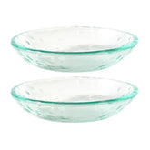 Glass Dinnerware dia.6.5" h:1.5" 11 oz. Round Clear Glass Bowl (Set of 2)