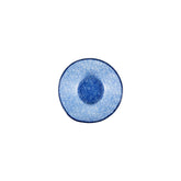 Turgla Fusion Glass dia.7.5" h:2.75" 20 oz. Round Blue Glass Bowl (1 each)