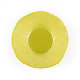 Turgla Fusion Glass dia.7.5" h:2.75" 20 oz. Round Yellow Glass Bowl (1 each)