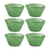 Glass Dinnerware dia.2.75" h:1.5" 2 oz. Round Green Glass Ramekin (Set of 6)