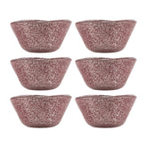 Glass Dinnerware dia.2.75" h:1.5" 2 oz. Round Pink Purple Glass Ramekin (Set of 6)