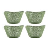 Turgla Fusion Glass dia.3.25" h:2" 4 oz. Round Green Glass Ramekin (Set of 4)