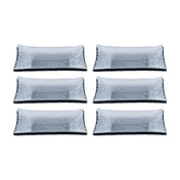 Glass Dinnerware 4.25" x 2.5" x h:0.5" 1 oz. Rectangular Charcoal Glass Ramekin (Set of 6)