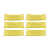 Glass Dinnerware 4.25" x 2.5" x h:0.5" 1 oz. Rectangular Yellow Glass Ramekin (Set of 6)