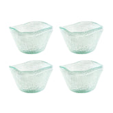 Turgla Fusion Glass dia.3.5" h:2" 3 oz. Round White Glass Ramekin (Set of 4)