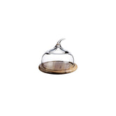 Senses™ Small Glass Dome with Wood Base