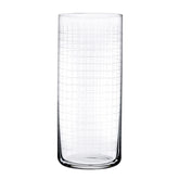 Finesse Grid Crystal High Ball Glasses (Set of 4)