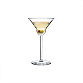 Vantage Crystal Martini Glasses with Olive Holding Base (Set of 2)