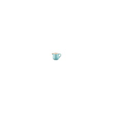 Aqua dia.1.75" h:2" 3 oz. Round Blue Vitrified Creamer (1 each)