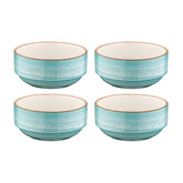 Bonna China Sea Blue dia.2.25" h:1" 1 oz. Round Blue Porcelain Ramekin (Set of 4)