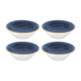 Dusk dia.7" h:2.5" 23 oz. Round Blue Vitrified Bowl (Set of 4)