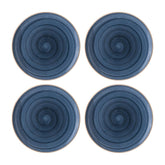 Dusk dia.8" h:1.5" 17 oz. Round Blue Vitrified Bowl (Set of 4)
