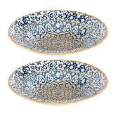 Bonna China Española dia.10.75" h:2.25" 16 oz. Round Decorated Porcelain Bowl (Set of 2)