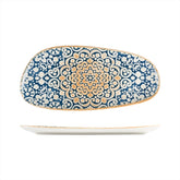 Bonna China Española 14" x 7" x h:1" Organic Decorated Porcelain Platter
