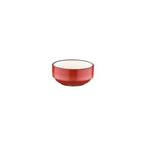 Bonna China Passion dia.4.75" h:2" 12 oz. Round Red Porcelain Bowl (Set of 4)