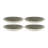 Space dia.9" h:2" 34 oz. Round Gray Vitrified Bowl (Set of 4)