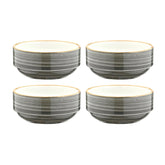 Space dia.5.5" h:2.5" 17 oz. Round Gray Vitrified Bowl (Set of 4)