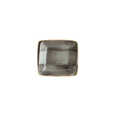 Space 7.5" x 6.5" x h:2" 20 oz. Square Gray Vitrified Bowl (1 each)