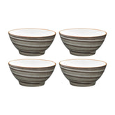 Space dia.5.5" h:2.75" 15 oz. Round Gray Vitrified Bowl (Set of 4)