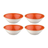Terracota dia.6.25" h:2" 13 oz. Round Terracotta Vitrified Bowl (Set of 4)