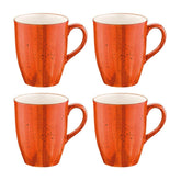 Terracota dia.3.25" h:4.25" 11 oz. Round Terracotta Vitrified Mug (Set of 4)