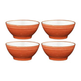 Bonna China Sienna dia.5.5" h:2.75" 15 oz. Round Terracotta Porcelain Bowl (Set of 4)