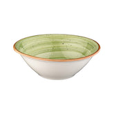 Bonna China Natura dia.7" h:2.5" 23 oz. Round Green Porcelain Bowl (Set of 4)