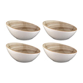 Terrain dia.6.5" h:3" 12 oz. Round Brown Vitrified Bowl (Set of 4)