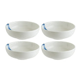 Bonna China Blue Wave dia.5.5" h:2" 15 oz. Round Decorated Porcelain Bowl (Set of 4)
