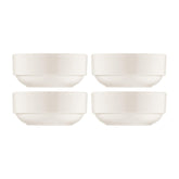 Bonna China Banquet dia.5.5" h:2.5" 17 oz. Round Warm White Porcelain Bowl (Set of 4)