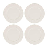 Bonna China Banquet dia.6.75" Round Warm White Porcelain Plate (Set of 4)
