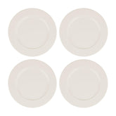 Banquet dia.7.5" Round Warm White Vitrified Plate (Set of 4)
