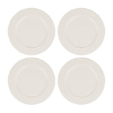 Banquet dia.8.25" Round Warm White Vitrified Plate (Set of 4)