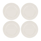 Banquet dia.9.25" Round Warm White Vitrified Plate (Set of 4)