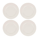 Bonna China Banquet dia.10" Round Warm White Porcelain Plate (Set of 4)